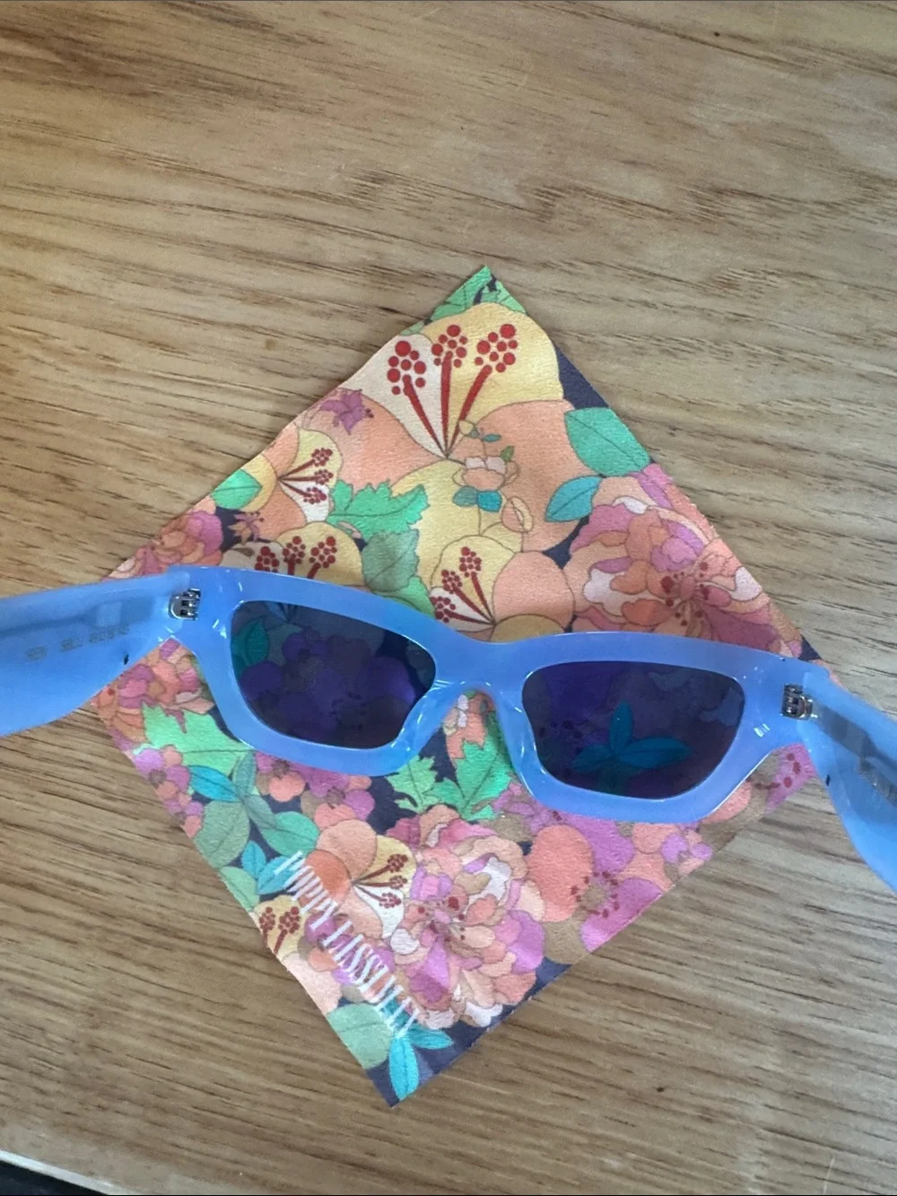 Poppy Lissiman Sky Blue Ren Sunglasses